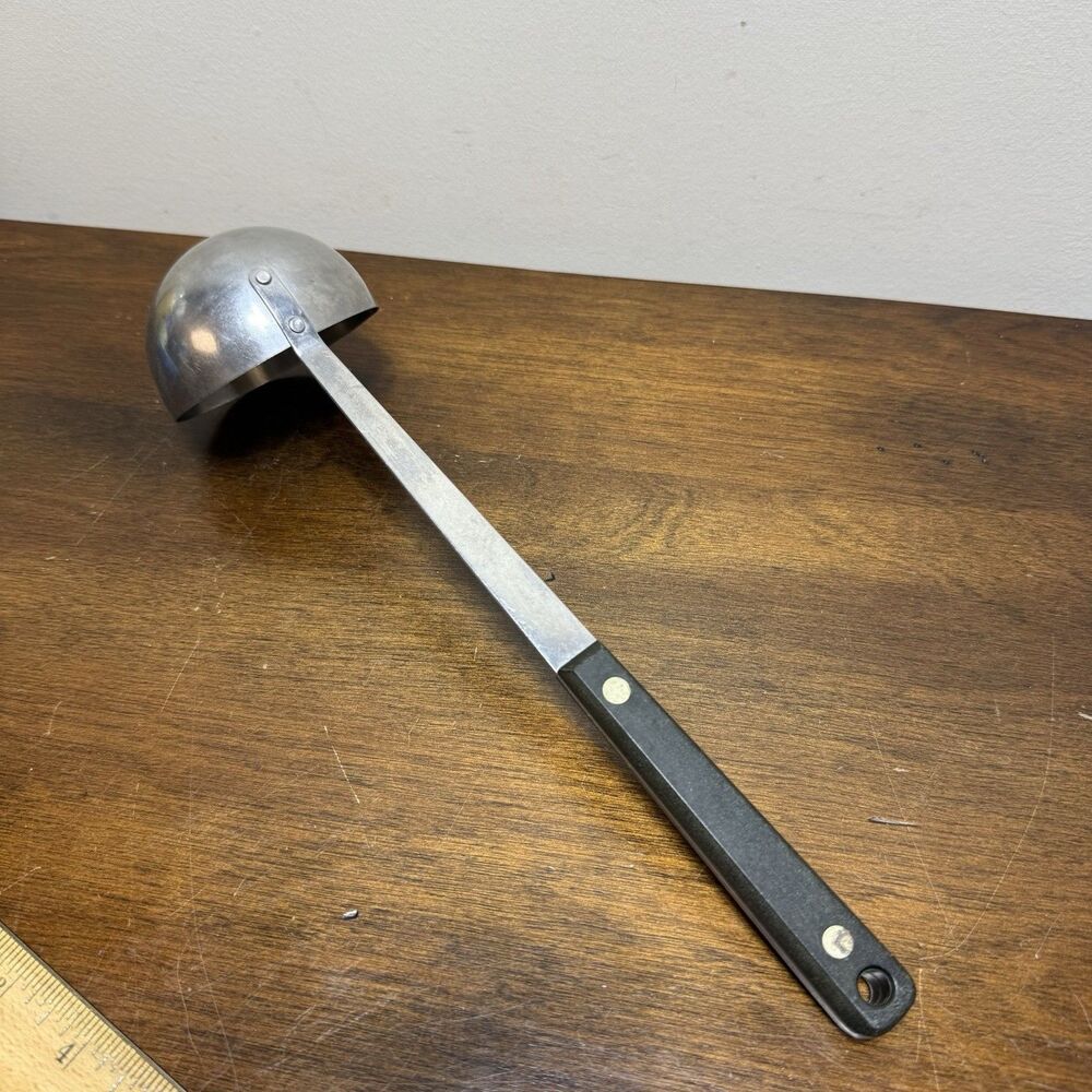 Vintage Flint Arrowhead Stainless Spouted Soup Ladle 11.5" Kitchen Utensil USA - Picture 5 of 5